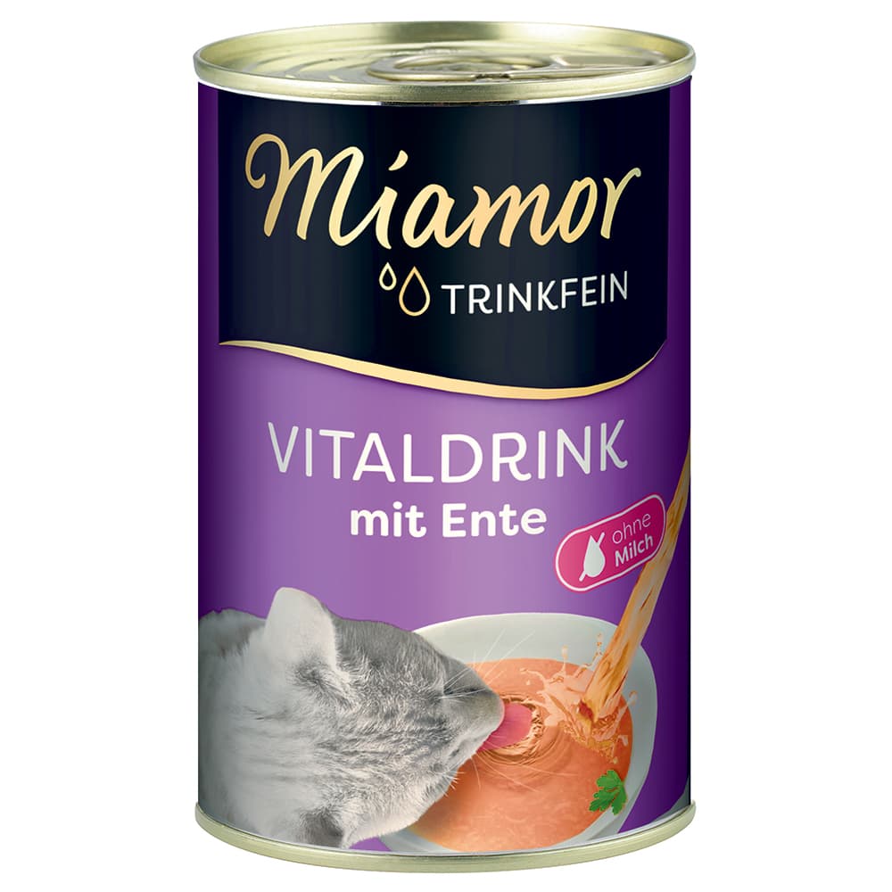 Miamor Trinkfein Vitaldrink 6 ks (6 x 135 ml) - kachní
