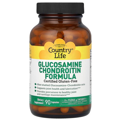 Country Life, Glucosamine Chondroitin Formula, 90 Capsules