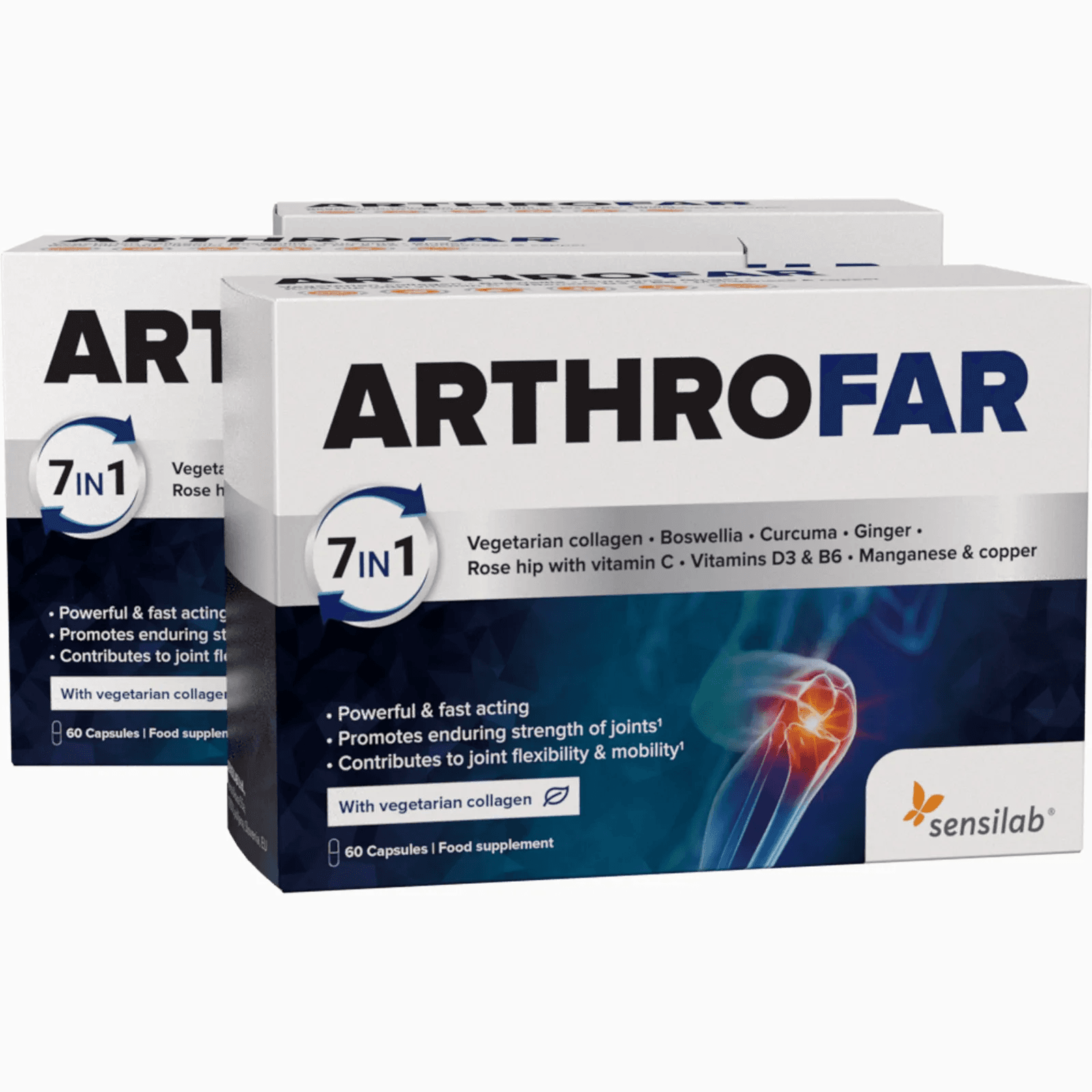 ArthroFar – s kolagenem a glukosaminem (Ovomet®) – trojbalení