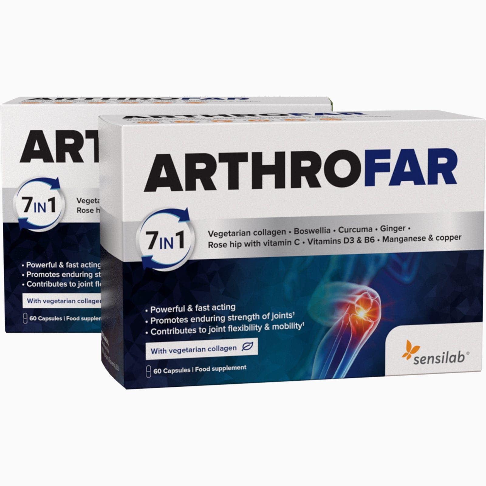 ArthroFar – s kolagenem a glukosaminem (Ovomet®) 1+1 ZDARMA