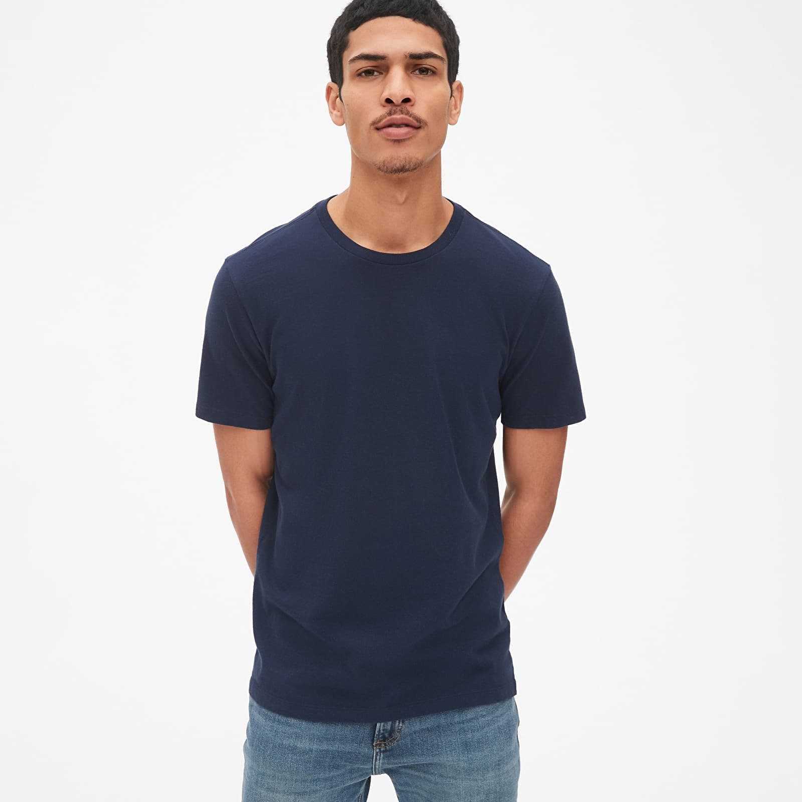 Tričko GAP Basic Tee Tapestry Navy L