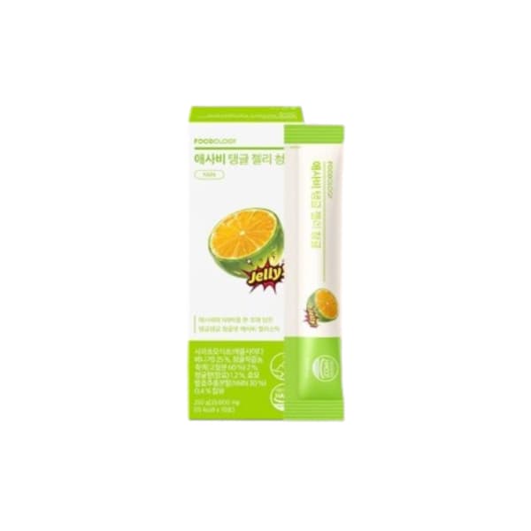FOODOLOGY - Apple Cider Vinegar Jiggly Jelly - 25000mg x 10 sticks - Grean Tangerine