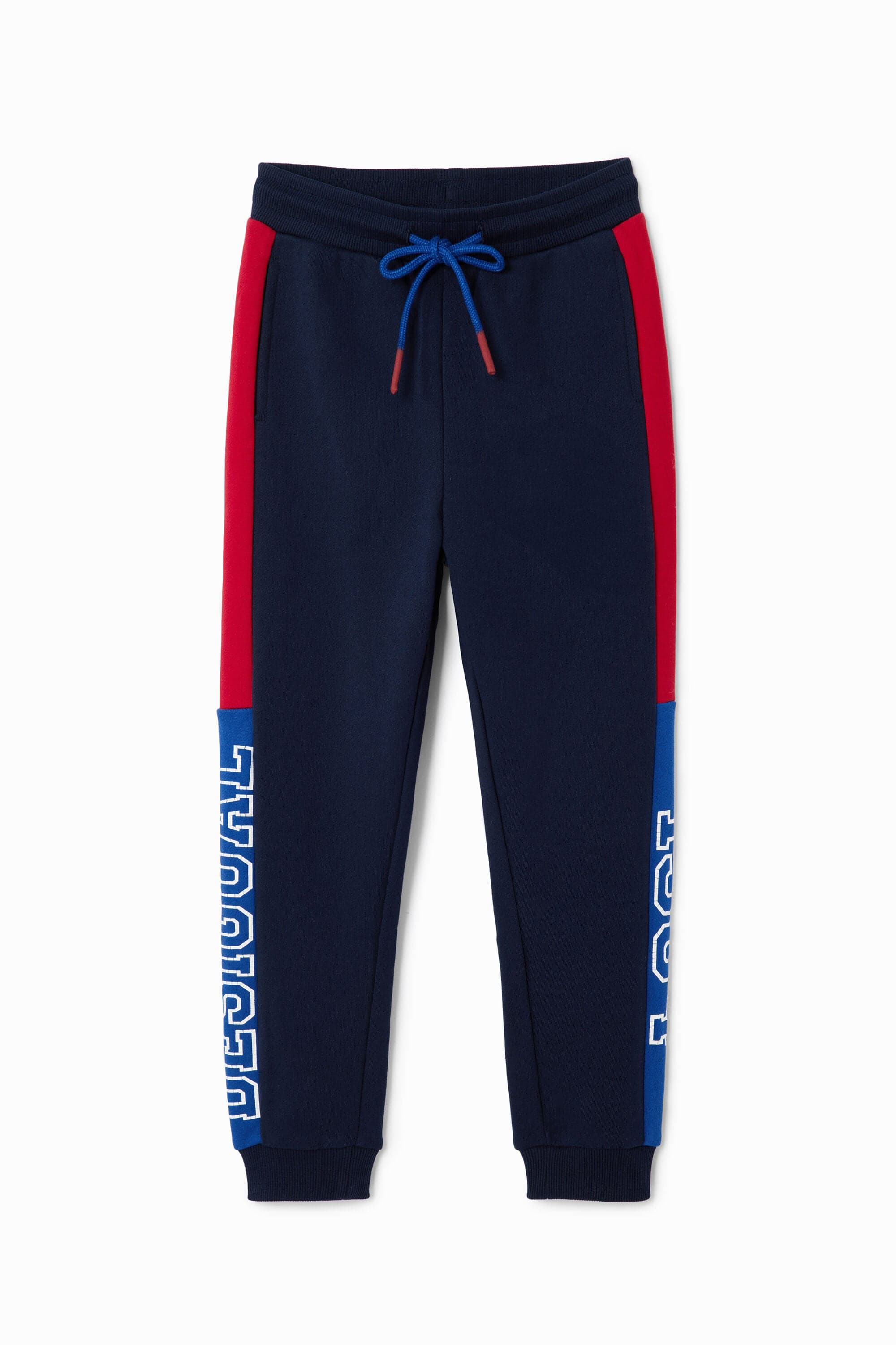 Desigual, Basketbalové jogger kalhoty, Bavlna, Modrá, 5/6
