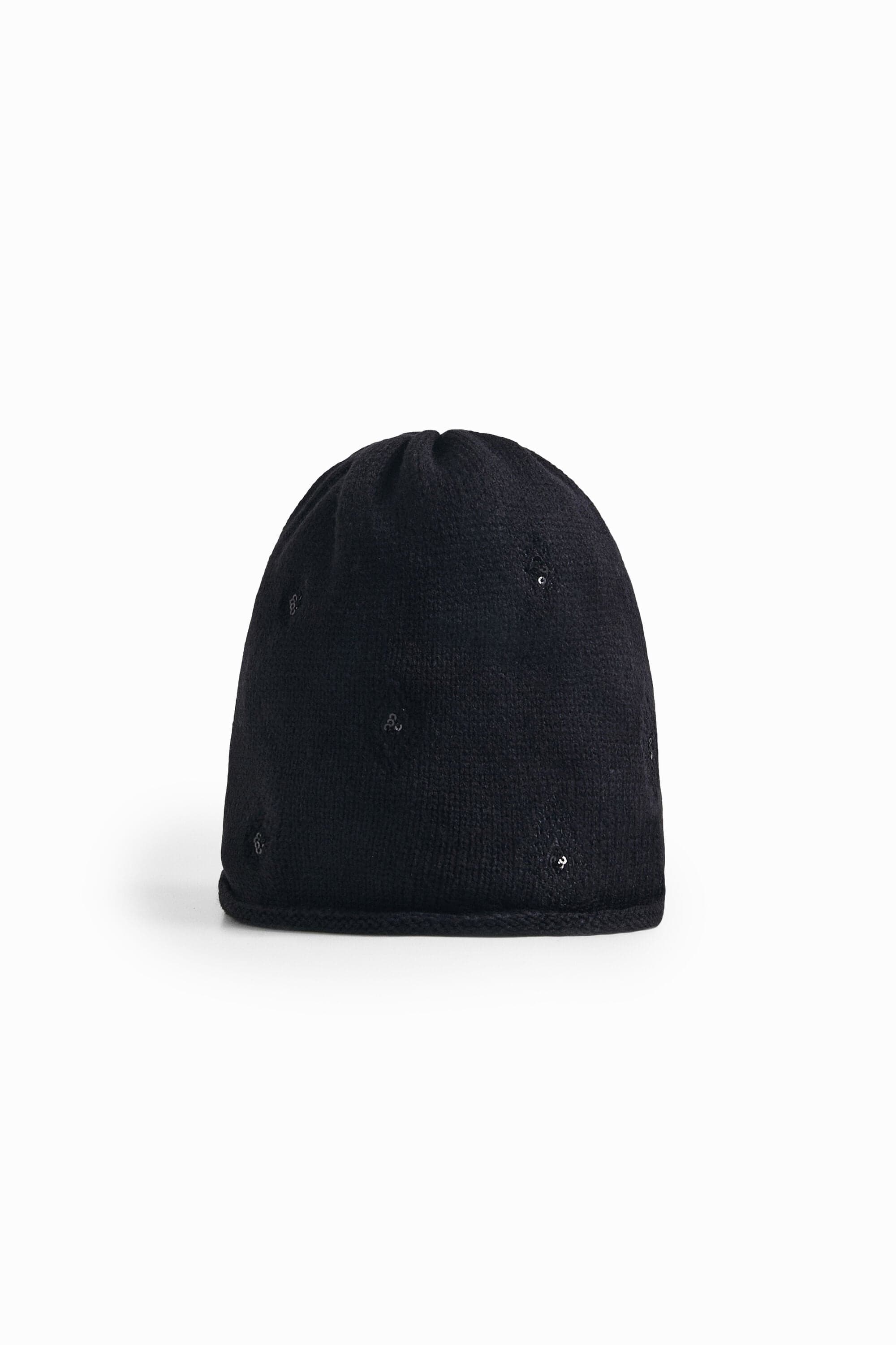 Desigual, Knit skullcap hat, Akryl, ČErná, U