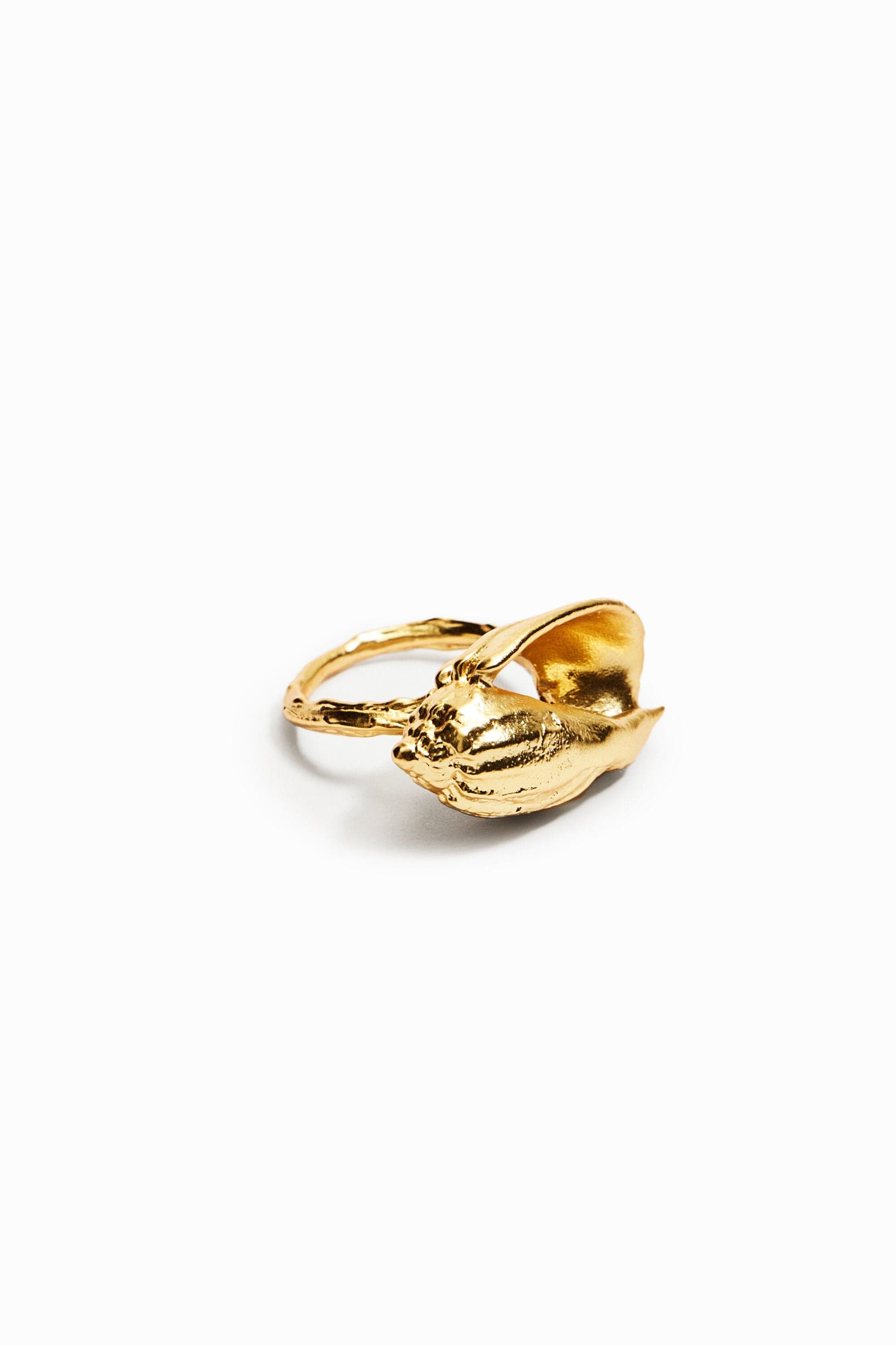 Desigual, Zalio gold plated shell ring, DáMske, S
