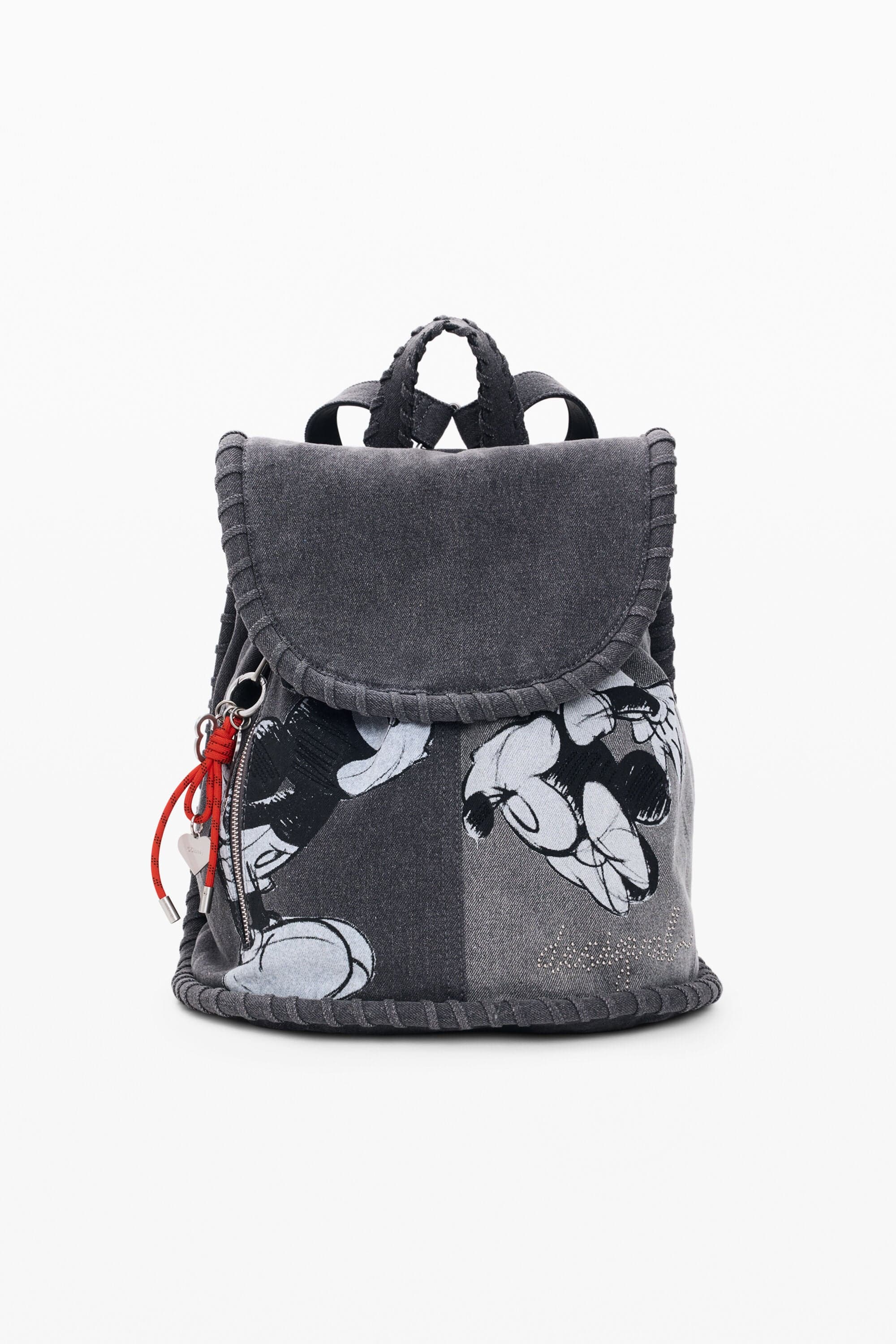 Desigual, Střední džínový batoh Mickey Mouse™, DáMske, ČErná, U