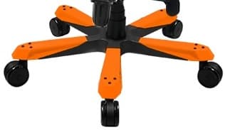 Krytky na kříž na DXRacer kovový velký, oranžové, CE, IS, KS, SJ, WY, BF, TS, sada 5 ks