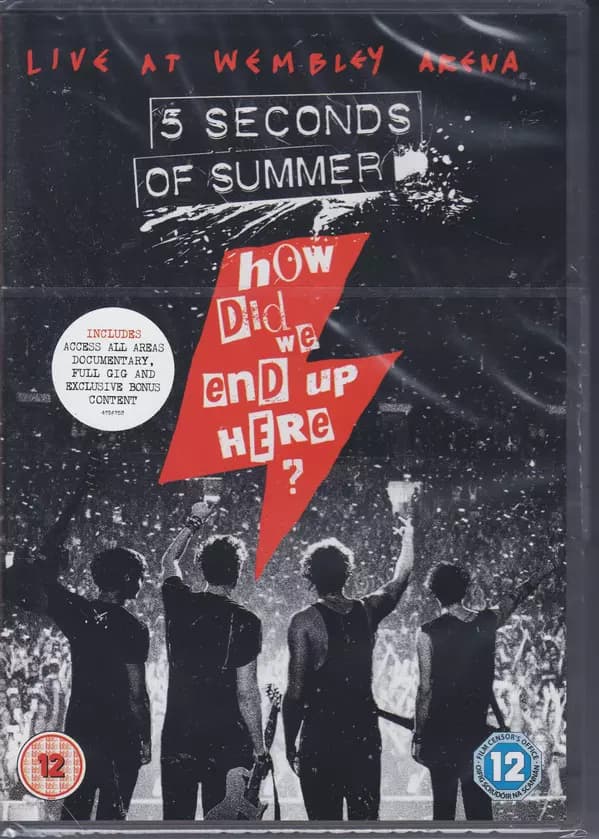 DVD 5 Seconds Of Summer: How Did We End Up Here? 5 Seconds Of Summer Live At Wembley Arena