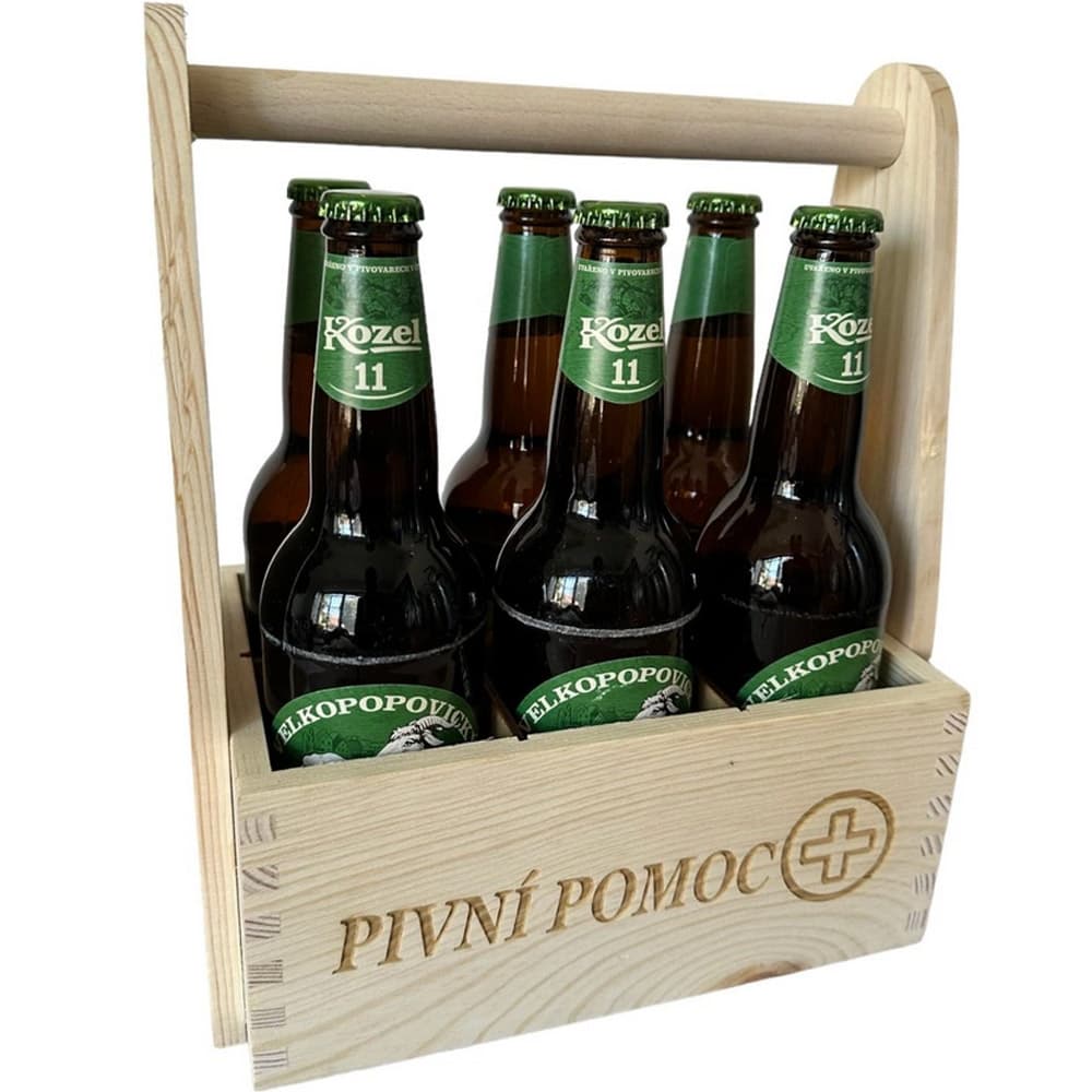 Pivní nosič na 6 piv - PIVNÍ POMOC