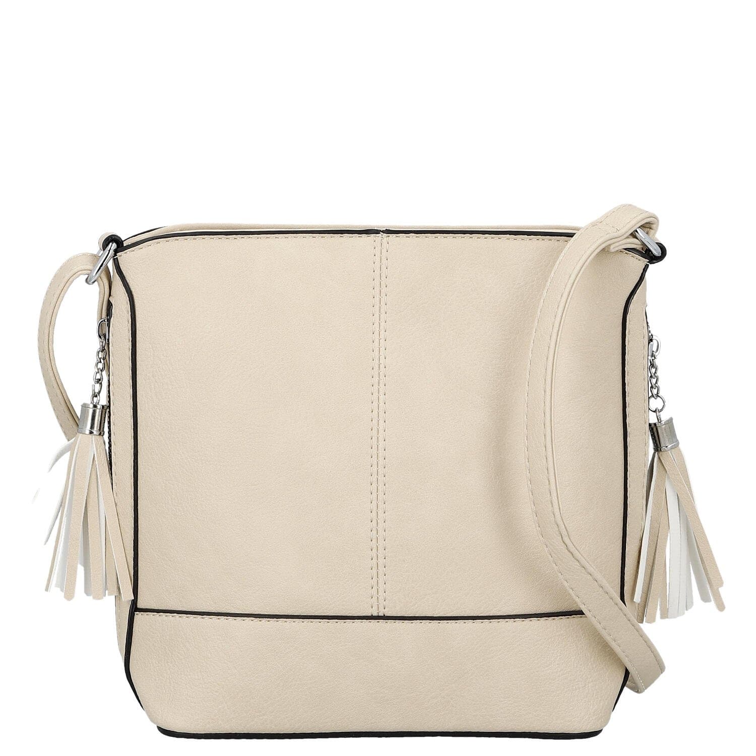 Dámská crossbody kabelka béžová - Firenze Alevin
