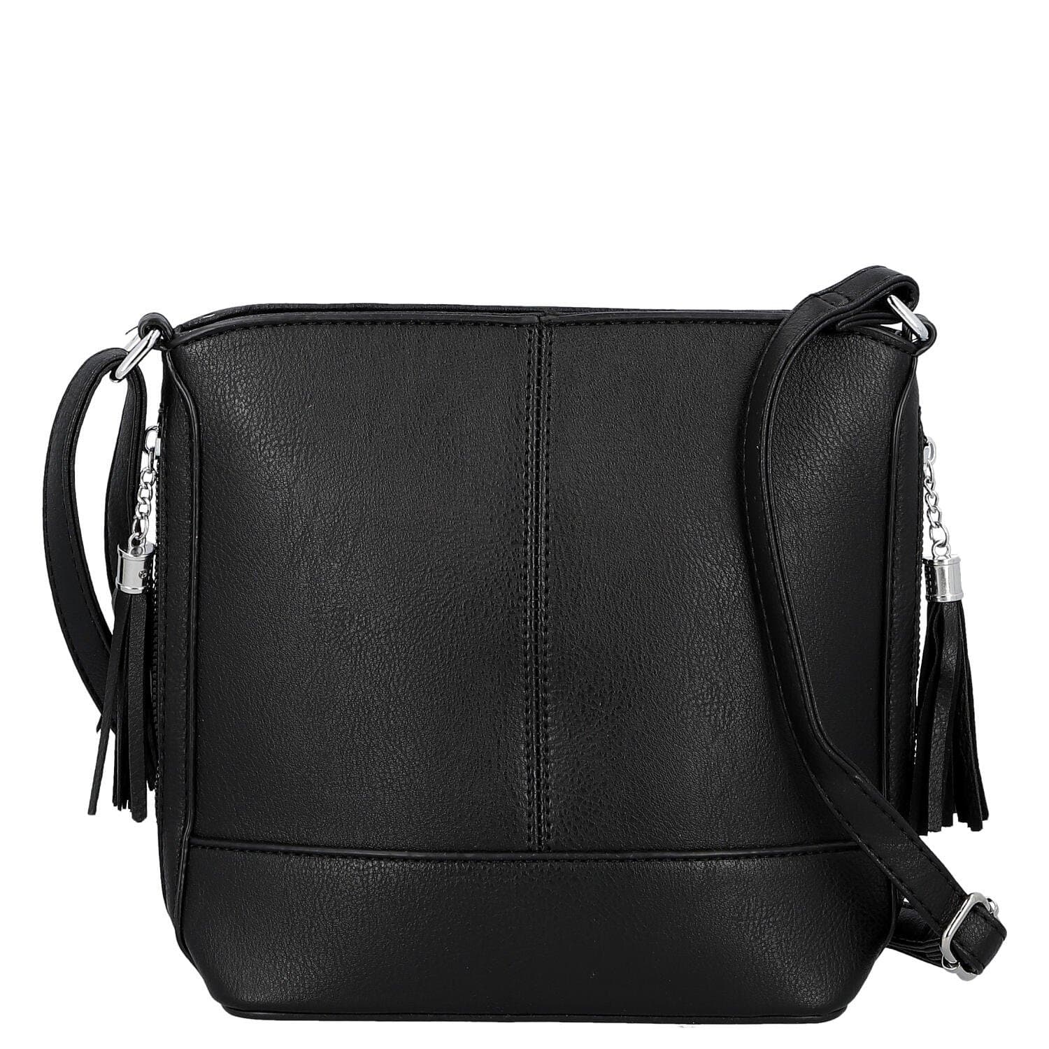 Dámská crossbody kabelka černá - Firenze Alevin