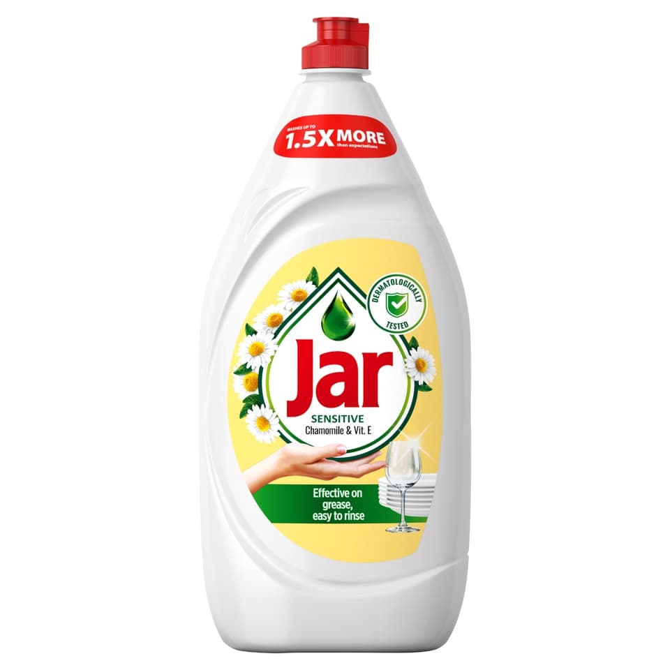 Jar Sensitive Chamomile prostředek na nádobí 1350 ml