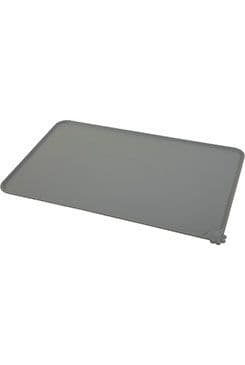 Podložka hladká silicone pod misku šedá L Zolux