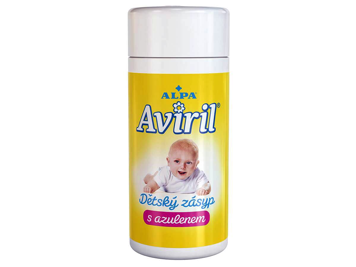 Aviril Dětský Zásyp S Azulenem Sypačka 100g