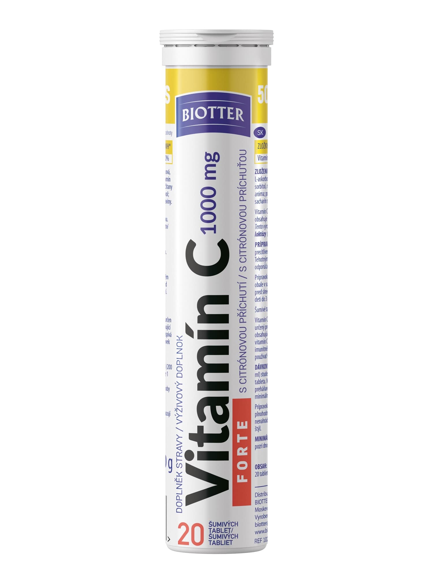 Biotter Vitamín C 1000mg Forte šum.tbl.20