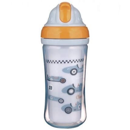 Canpol Babies Sportovní láhev se slámkou Racing sv. modrá, 260 ml