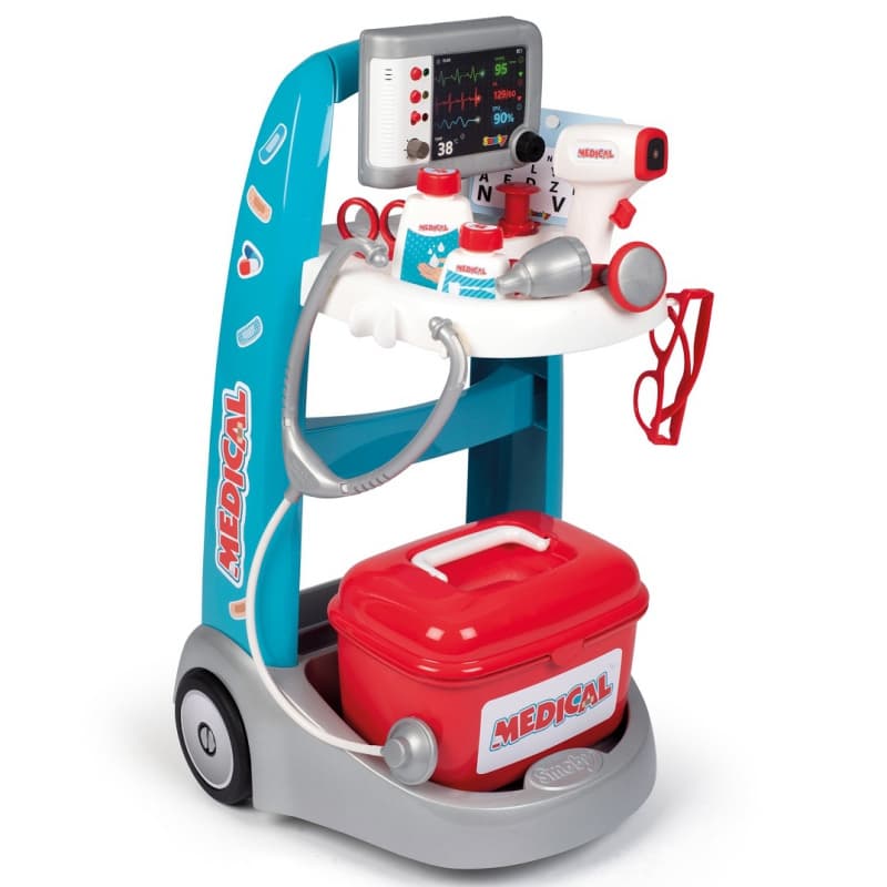 Smoby Elektronický vozík pro lékaře 16 ks