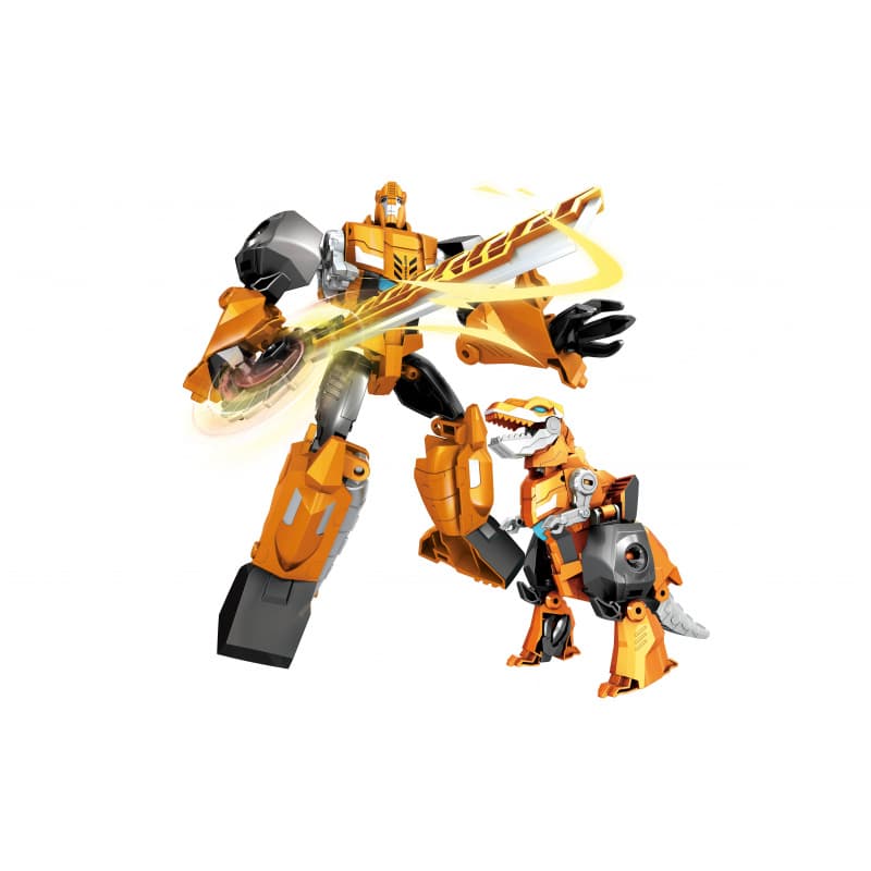 Dinorobot T-REX žlutý 19 cm