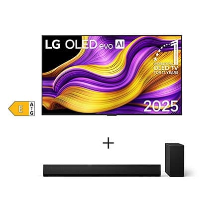 SET - LG TV OLED65G55LW + Soundbar SG10TY pro montáž na stěnu