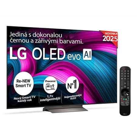 55" LG OLED evo AI C5 4K Smart TV 2025