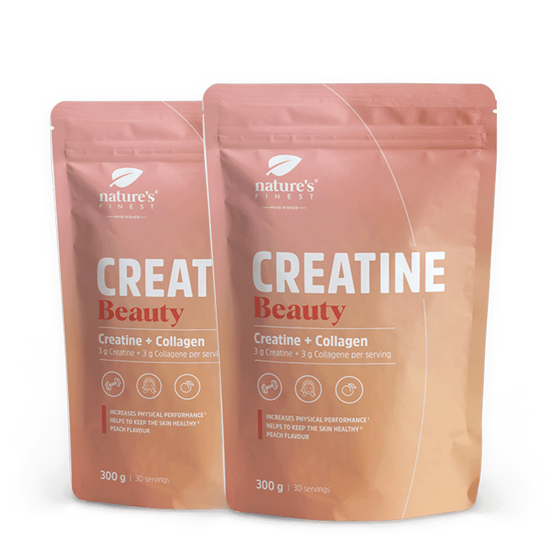 Nature's Finest Beauty Creatine Pack | sportovní výkon a zdraví pokožky | kreatin, kolagen, vitamin C