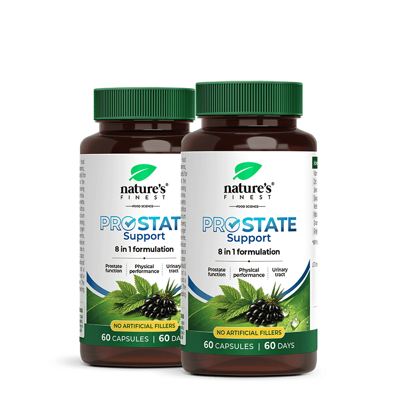 Nature's Finest PROSTATE Support Pack | podpora prostaty, močových cest a mužské vitality | 8v1 denní vzorec