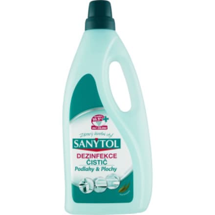 AC Marca Sanytol dezinfekční univerzální čistič na podlahy a plochy, vůně eukalyptus, 1 l