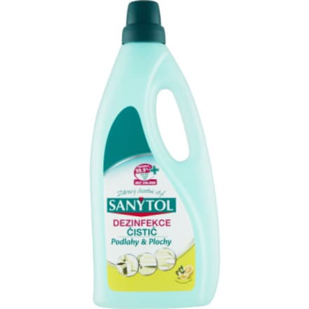 AC Marca Sanytol dezinfekční univerzální čistič na podlahy a plochy, vůně citrón, 1 l