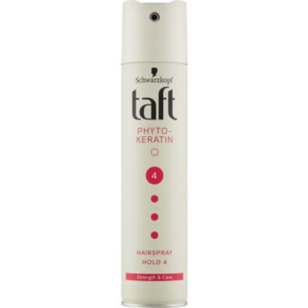 Taft Keratin, lak na vlasy ultra silný, síla fixace 4, 250 ml