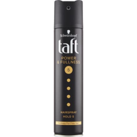 Taft Power & Fullness, lak na vlasy mega silná fixace, síla fixace 5, 250 ml