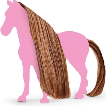 SCHLEICH Horse Club® 42651 Doplňky pro koně - hnědá hříva a ocas 161816