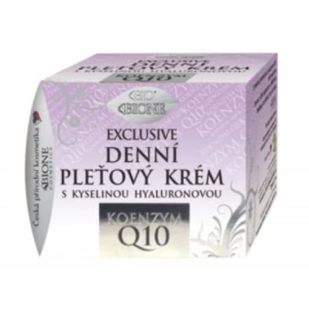 Drogerex BIO BIONE EXCLUSIVE denní pleťový krém s kyselinou hyaluronovou Q10, 51 ml