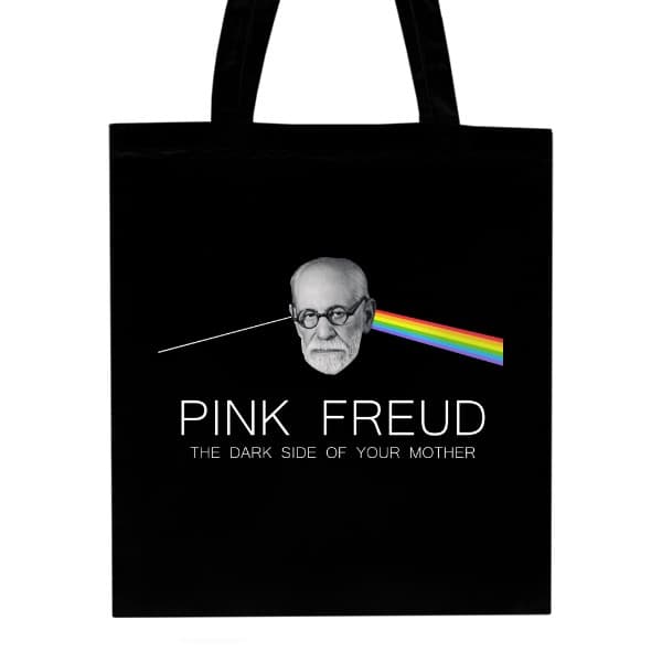 Taška z bio bavlny Taška Pink Freud
