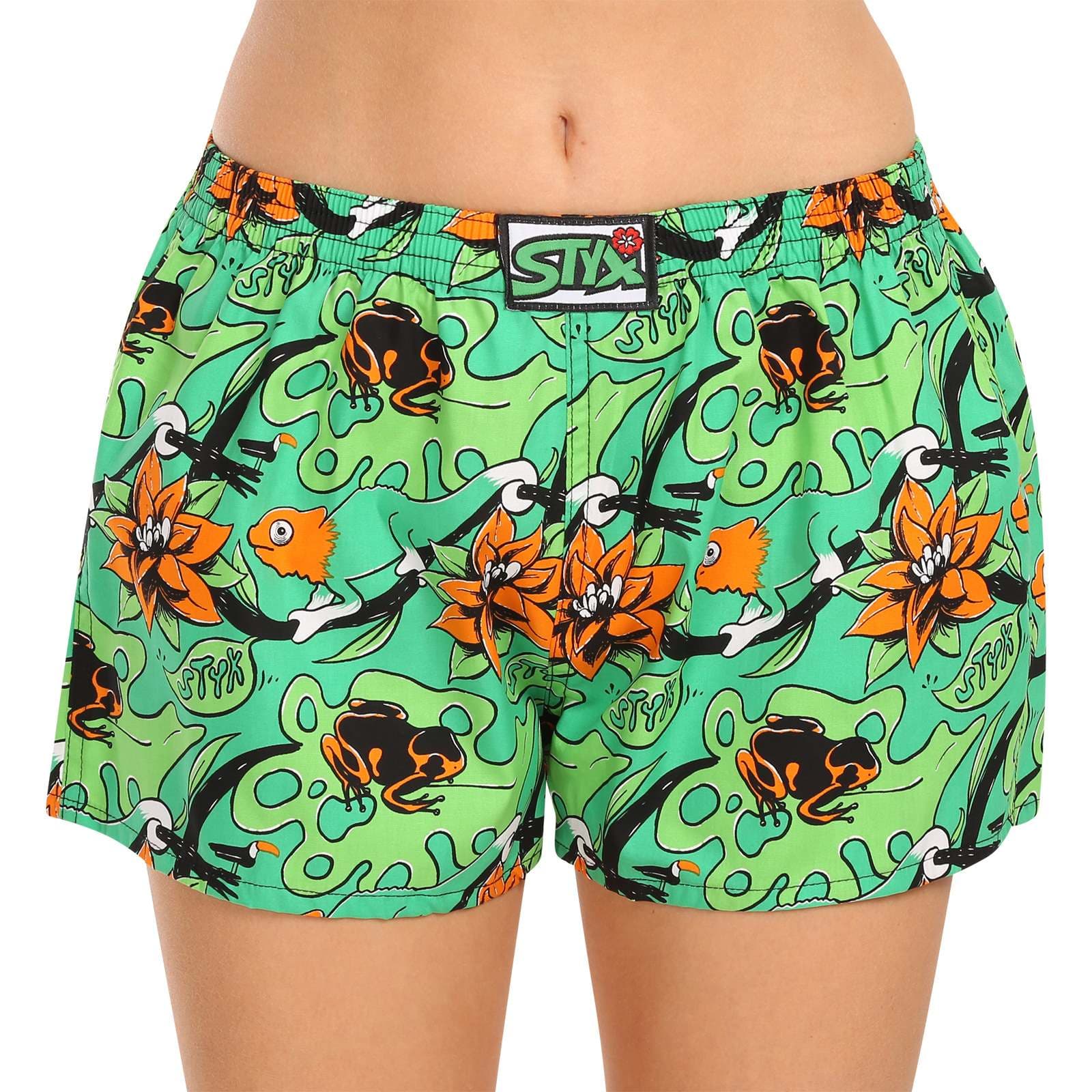 Dámské trenky Styx art klasická guma tropic (K1557) S, trenýrky