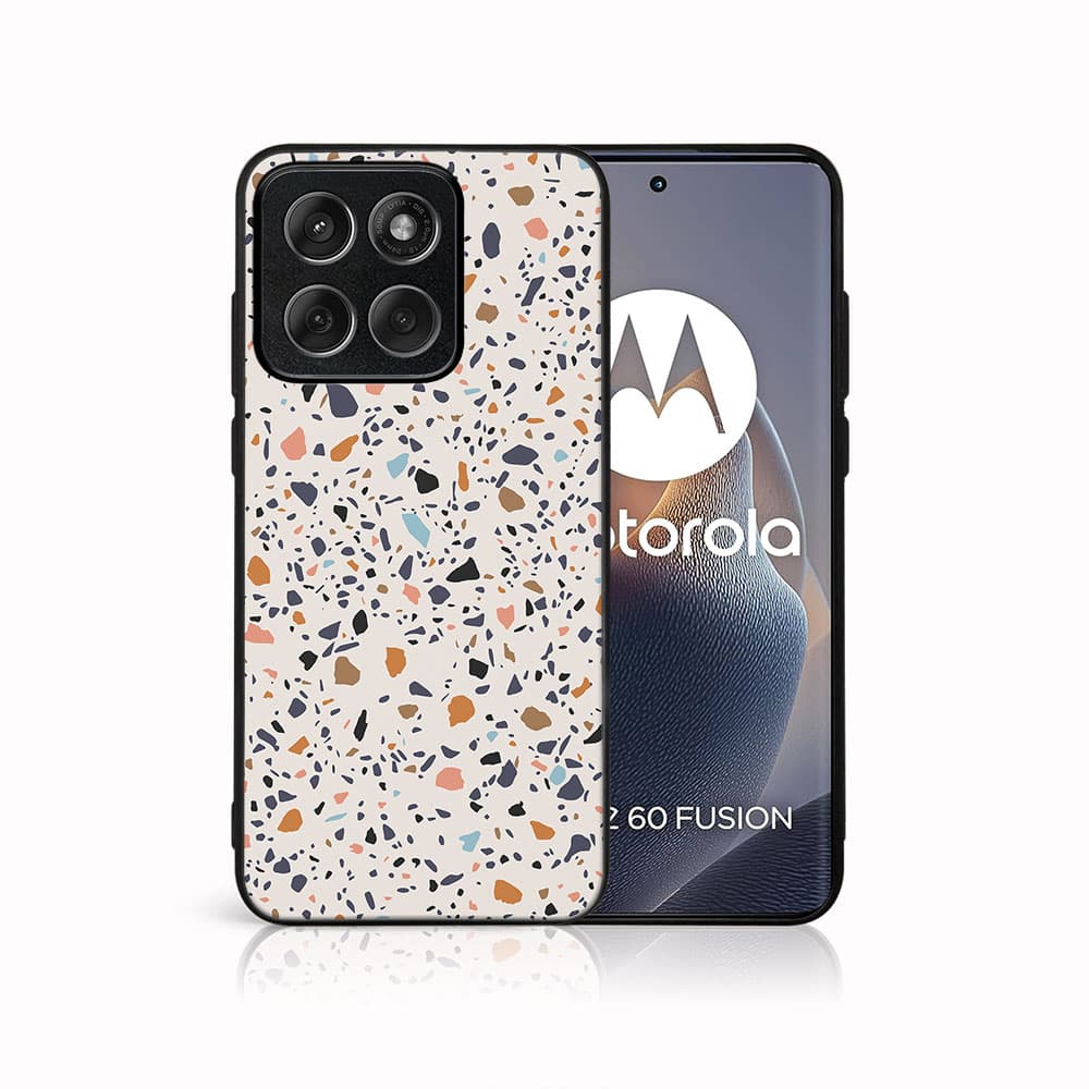 MY ART Ochranný kryt pro Motorola Edge 60 / Edge 60 Fusion BEIGE TERRAZZO (162)