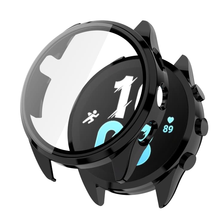 PC FULL COVER Plastový kryt se sklem pro Garmin Forerunner 165 černý