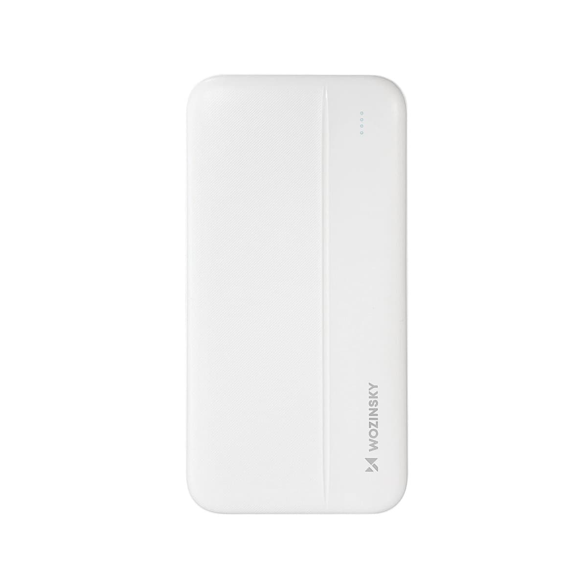 WOZINSKY Li-Po Externí nabíječka 10 000 mAh 2x USB bílá