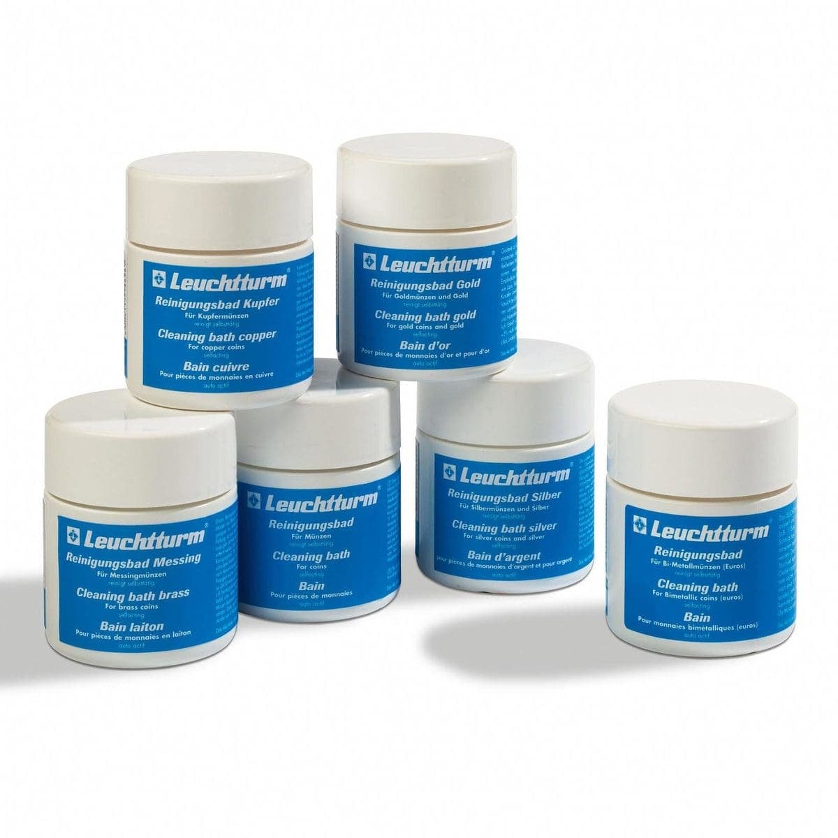Leuchtturm ČISTÍCÍ PROSTŘEDEK PRO VŠECHNY BIMETALOVÉ MINCE , 150 ML